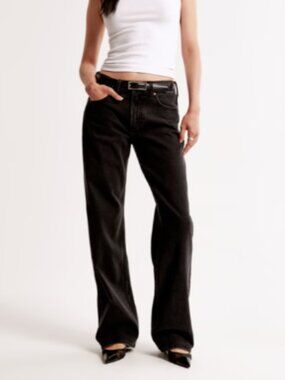 Abercrombie Women's Low Rise Baggy Jean